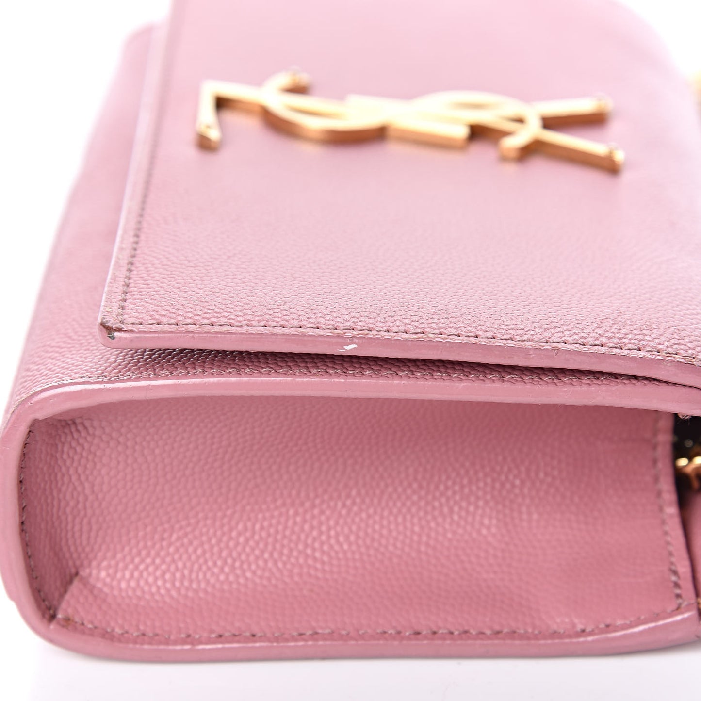 Grain De Poudre Small Classic Monogram Kate Satchel Old Rose