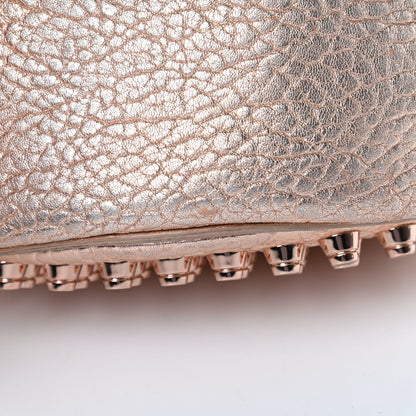 Alexander Wang Metallic Pebbled Lambskin Diego Bucket Bag Rose Gold 13 of 13