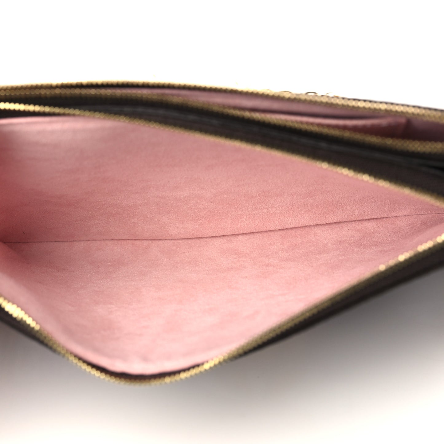 Monogram 2020 Christmas Animation Big Wheel Double Zip Pochette Rose Ballerine