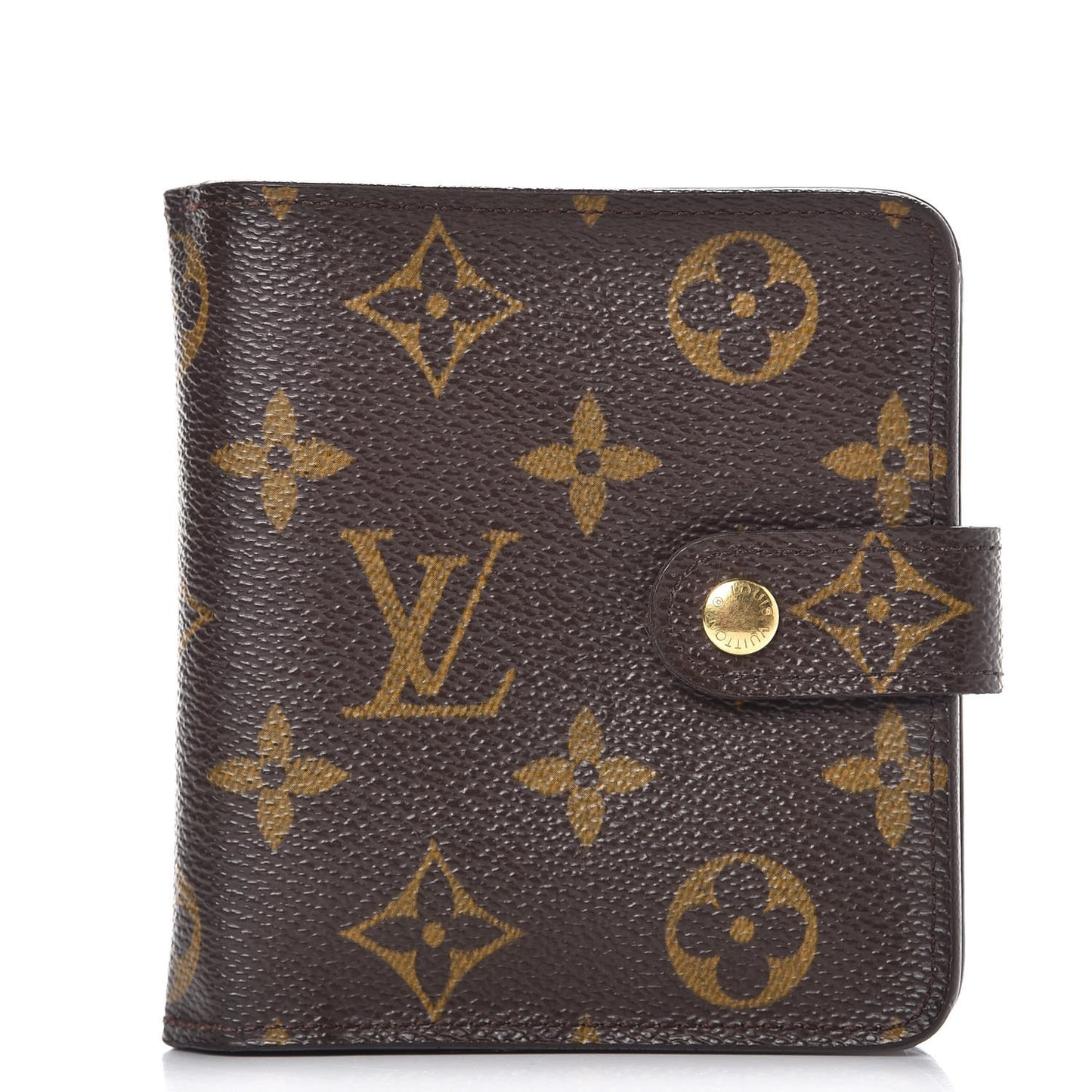 Monogram Compact Zippe Zipped Wallet