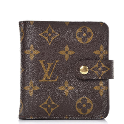 Louis Vuitton Monogram Compact Zippe Zipped Wallet 1 of 10