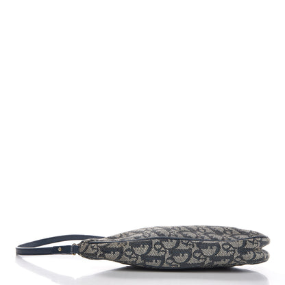 Christian Dior Monogram Mini Saddle Pochette Navy 4 of 8