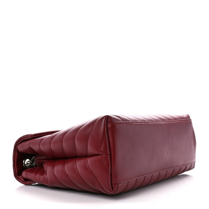 Saint Laurent Calfskin Y Quilted Monogram Medium Loulou Chain Satchel Palissandre 4 of 11