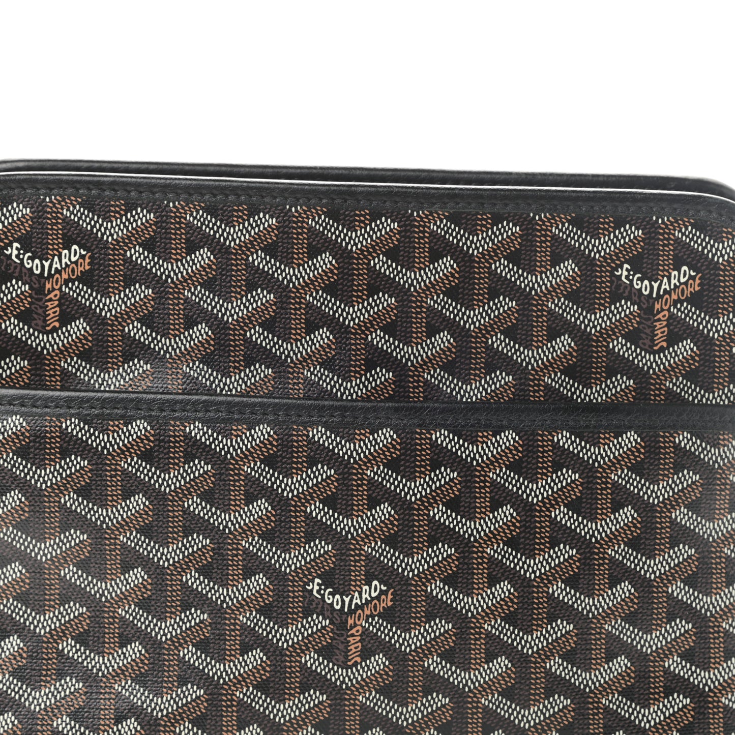 Goyardine Jouvence GM Toiletry Pouch Black
