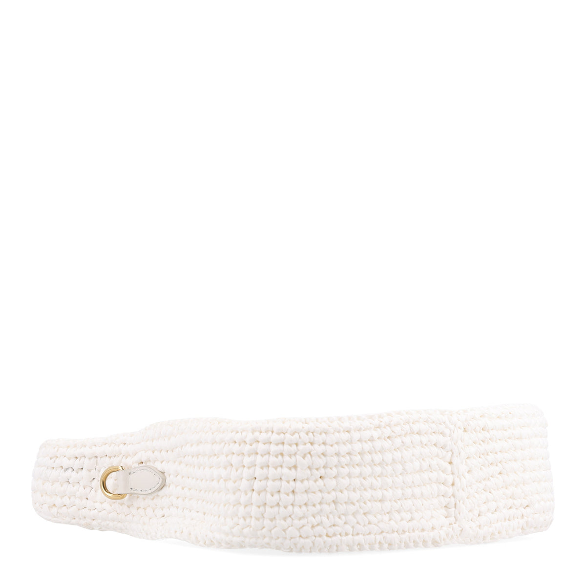 Miu Miu Fabric Crochet Wander Hobo White 5 of 10