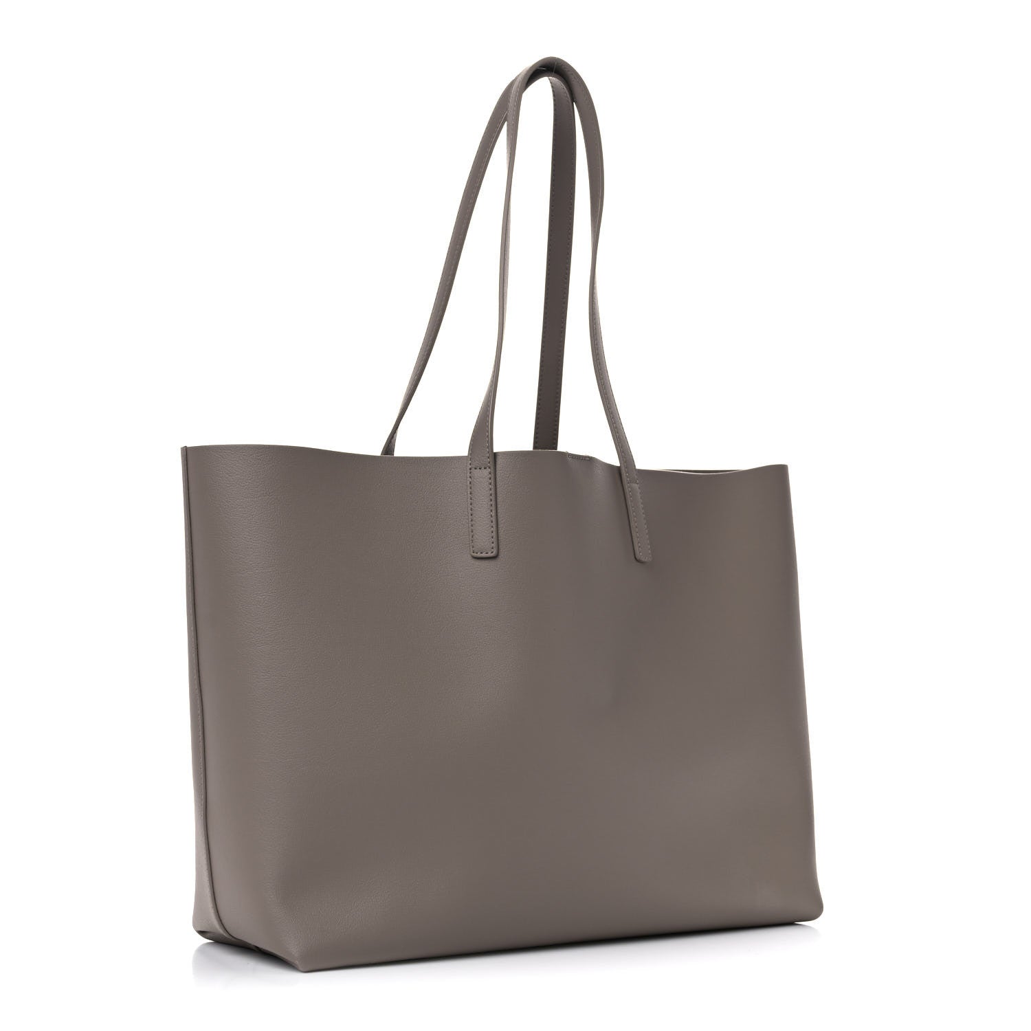 Saint Laurent Calfskin Large Shopping Tote Dark Beige 4 of 16