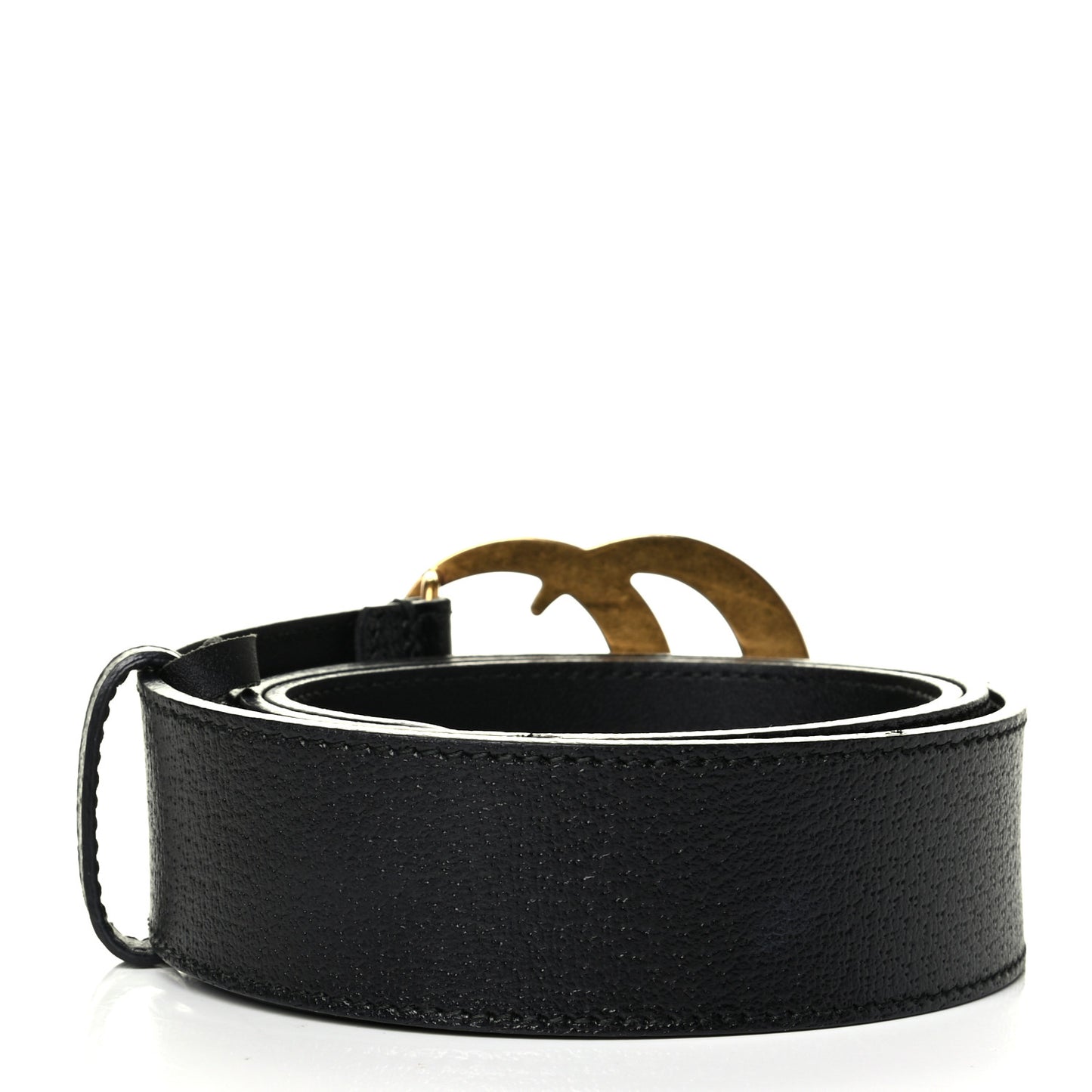 Textured Calfskin Double G 40mm Belt 105 42 Black