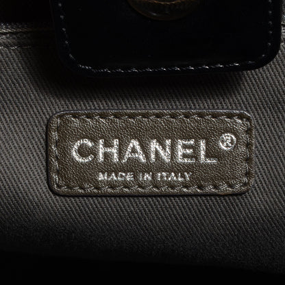 Chanel Glazed Calfskin New Portobello Large Tote Black 6 of 8