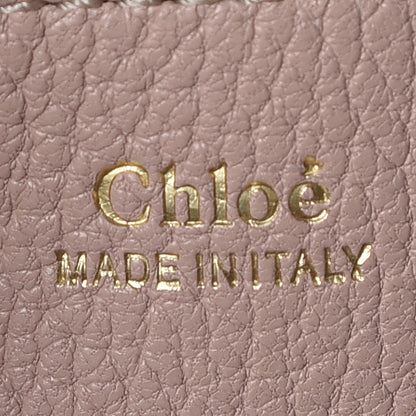 Chloe Grained Lambskin Drew Shoulder Bag Cement Pink 8 of 9