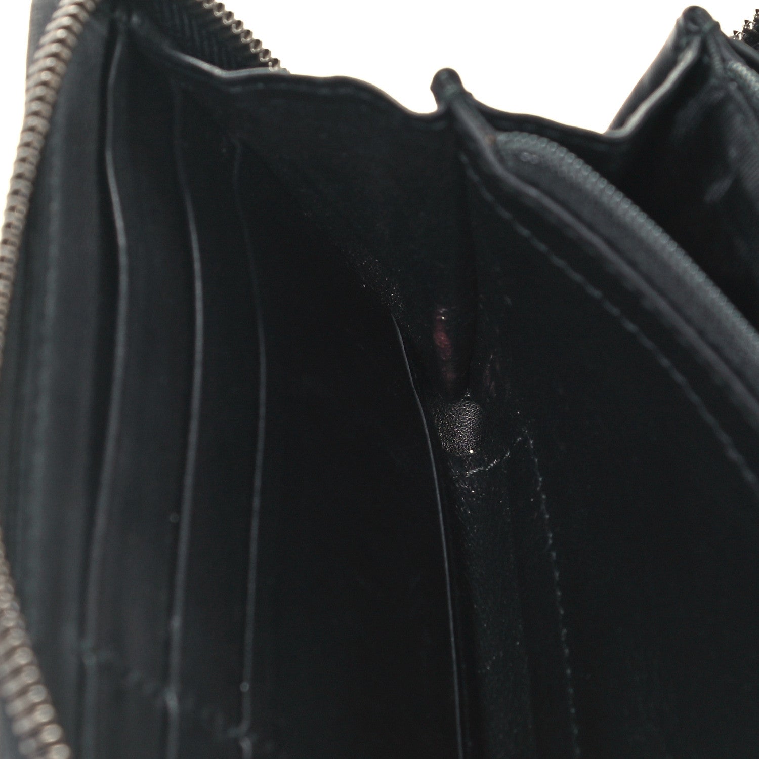 Gucci Guccissima Web Zip Around Wallet Black 9 of 9
