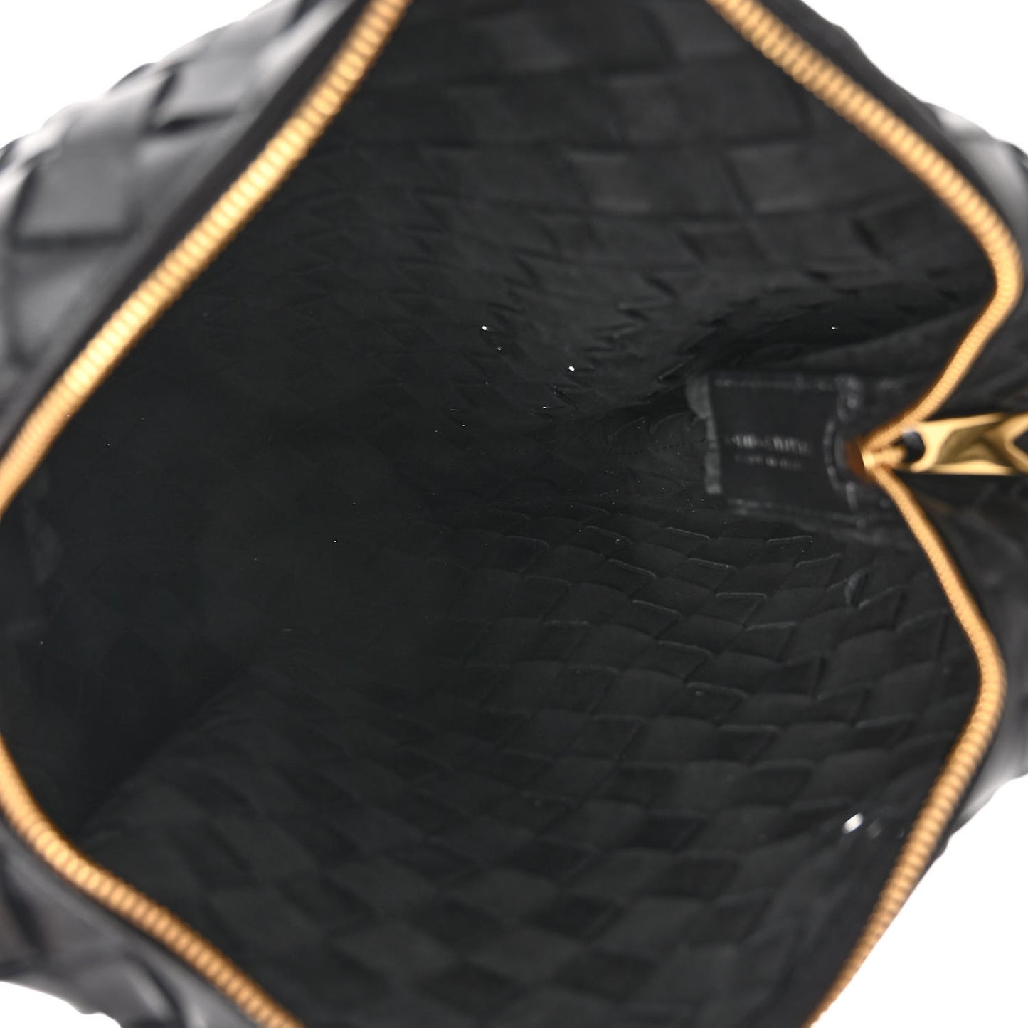 Nappa Intrecciato Medium Loop Camera Bag Black