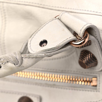 Balenciaga Agneau Giant 21 Rose Gold Hardware Work White Light 16 of 17