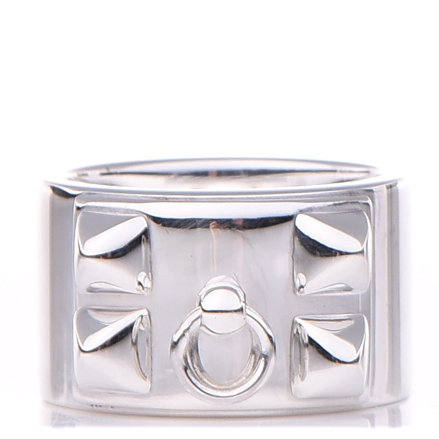 Sterling Silver Collier De Chien CDC Ring 51 5.75