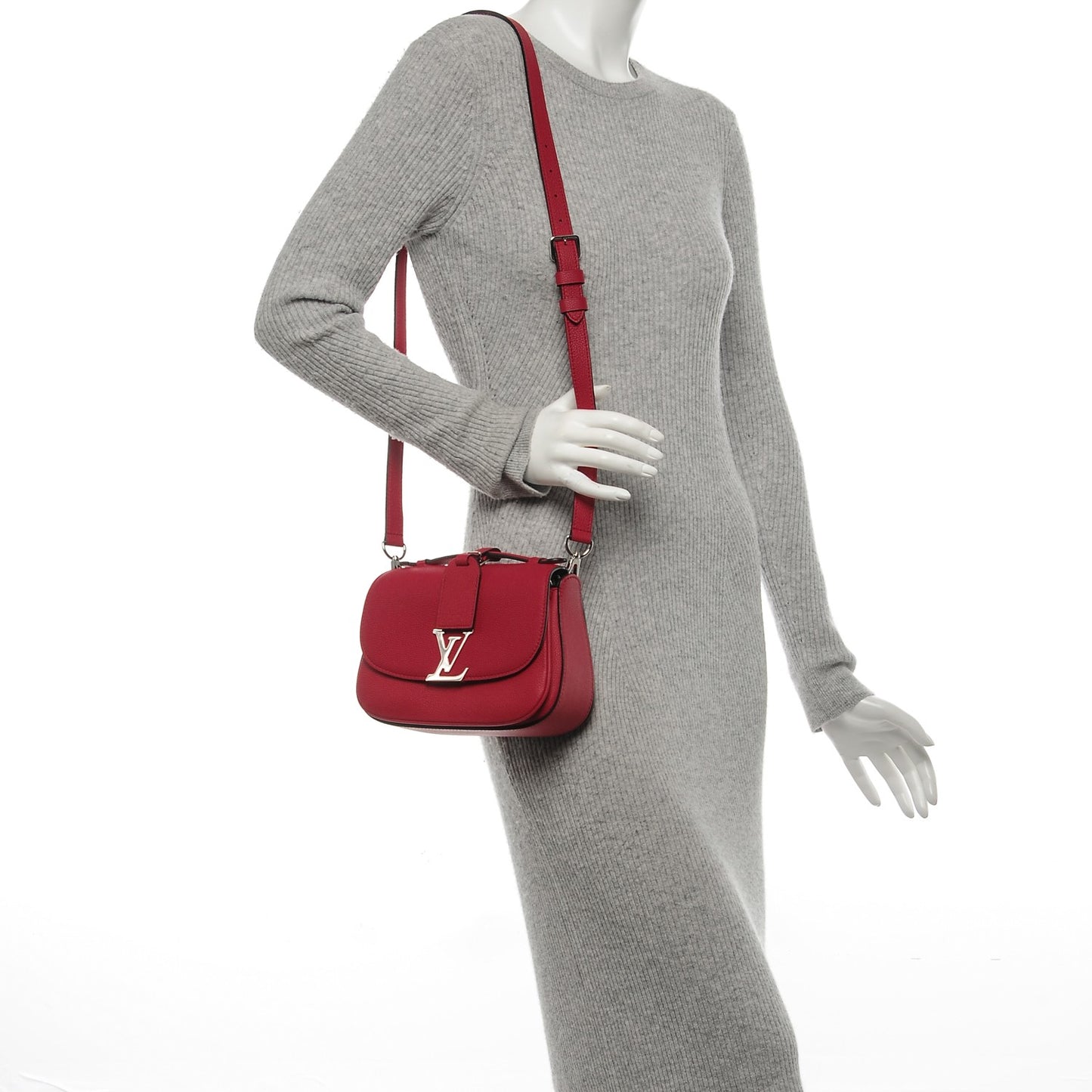 Grained Calfskin Vivienne NM Framboise