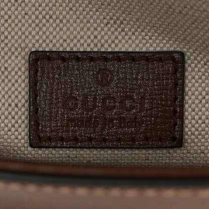 Gucci Azalea Calfskin Web Horsebit 1955 Shoulder Bag Brown Sugar 6 of 10