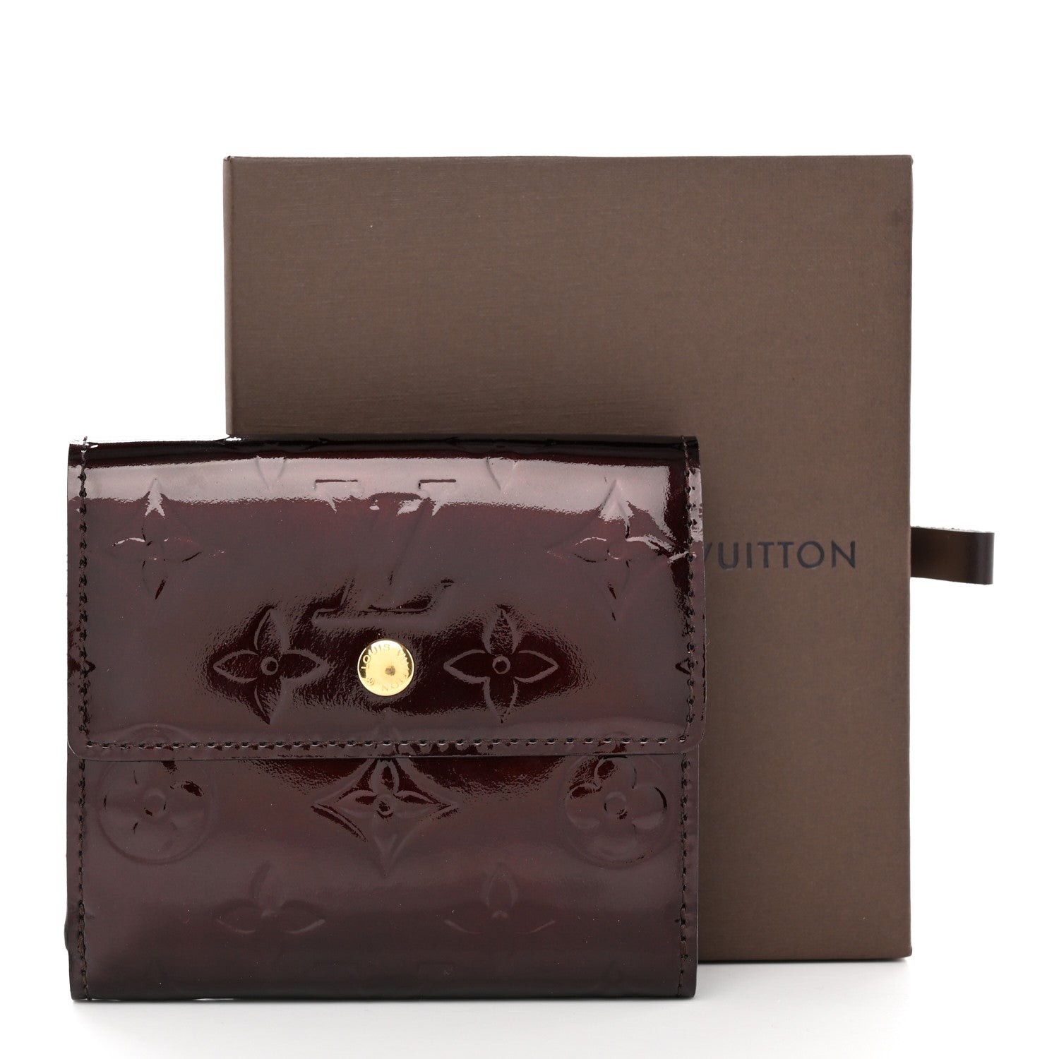 Louis Vuitton Vernis Elise Wallet Amarante 11 of 11