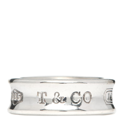 Tiffany Sterling Silver 1837 Band Ring 50 5.25 1 of 4