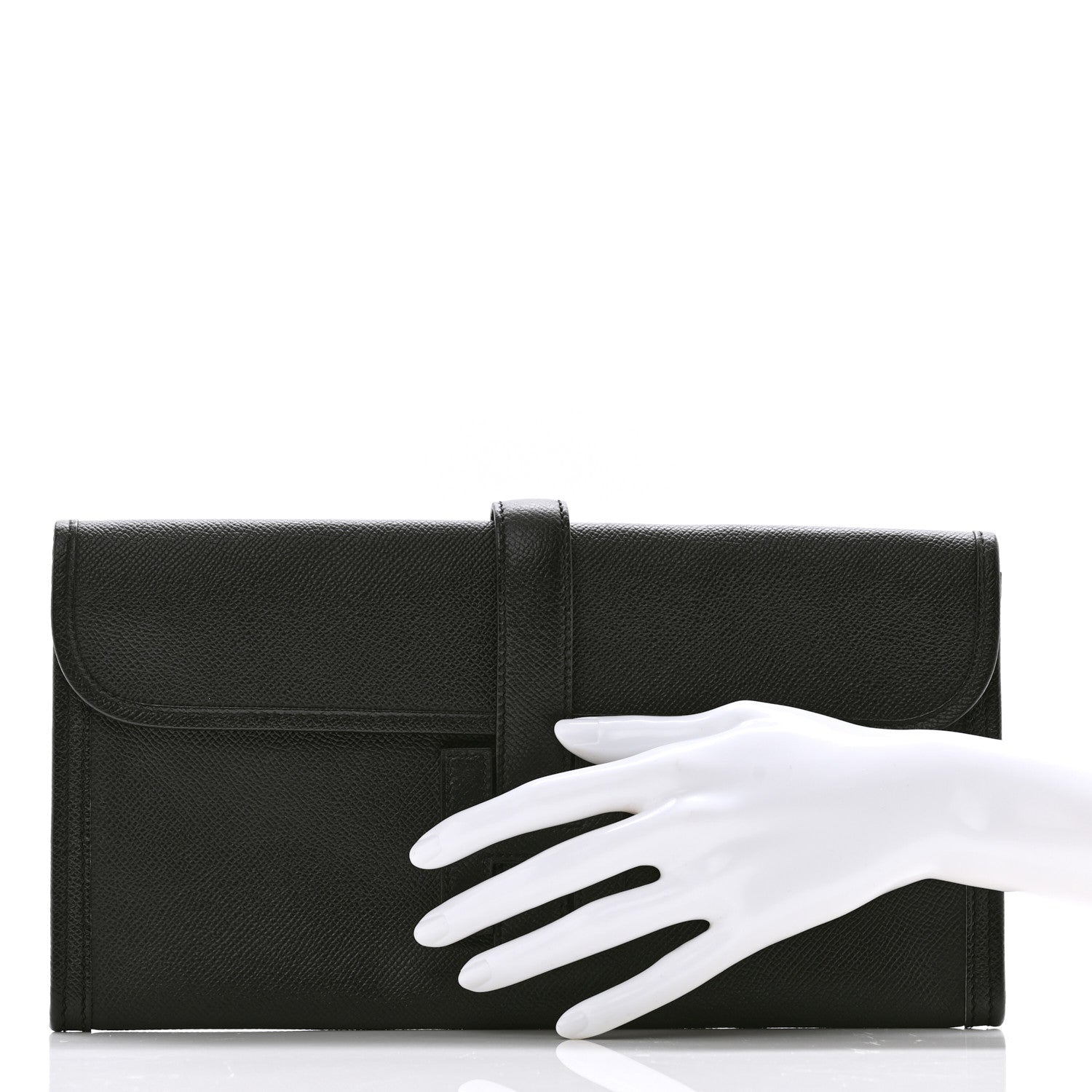 Hermes Epsom Jige Elan 29 Clutch Black 2 of 7