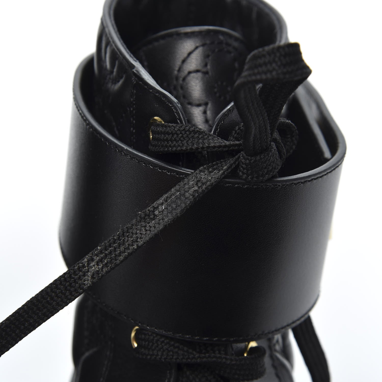 Louis Vuitton Calfskin Embossed Wonderland Ranger Boots 36.5 Black 9 of 11