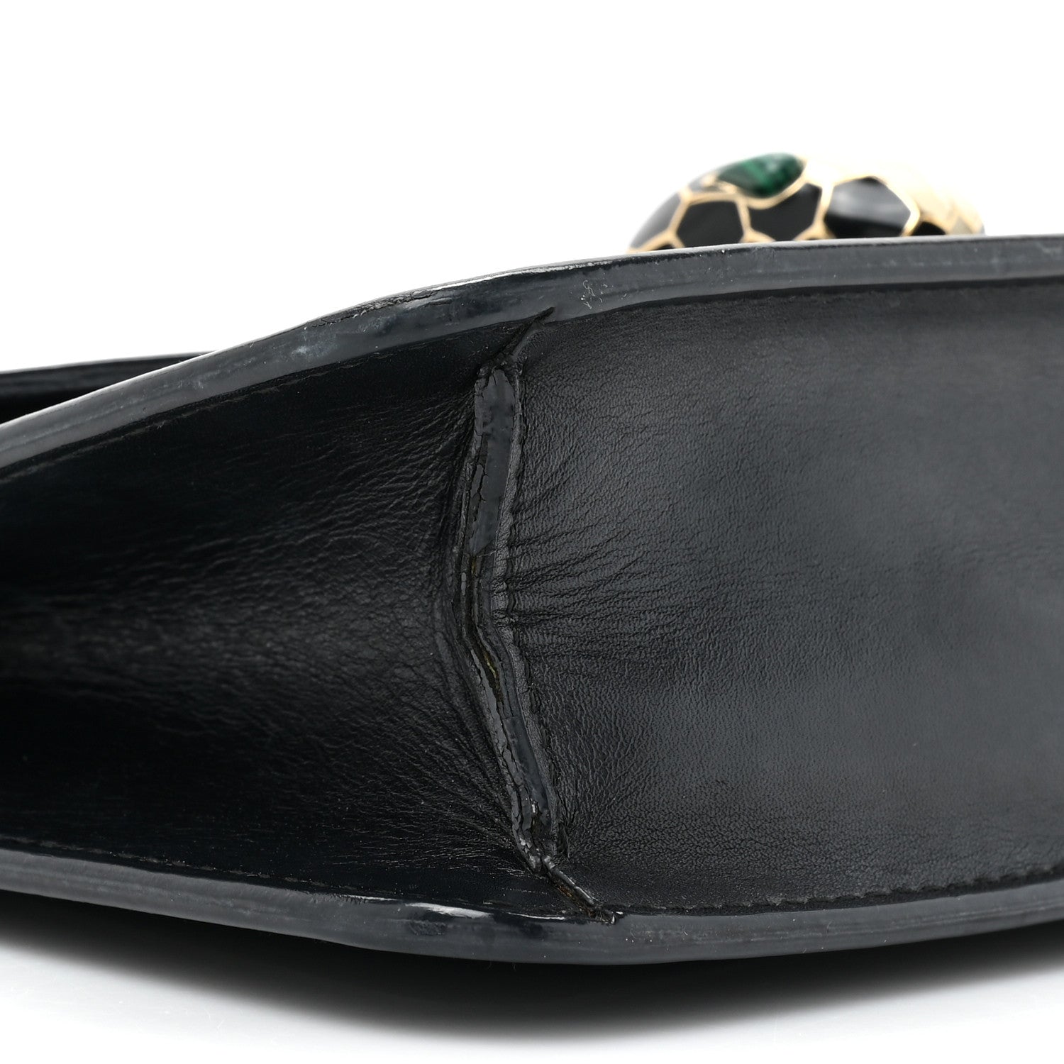Bulgari Calfskin Serpenti Forever Crossbody Bag Black 10 of 21