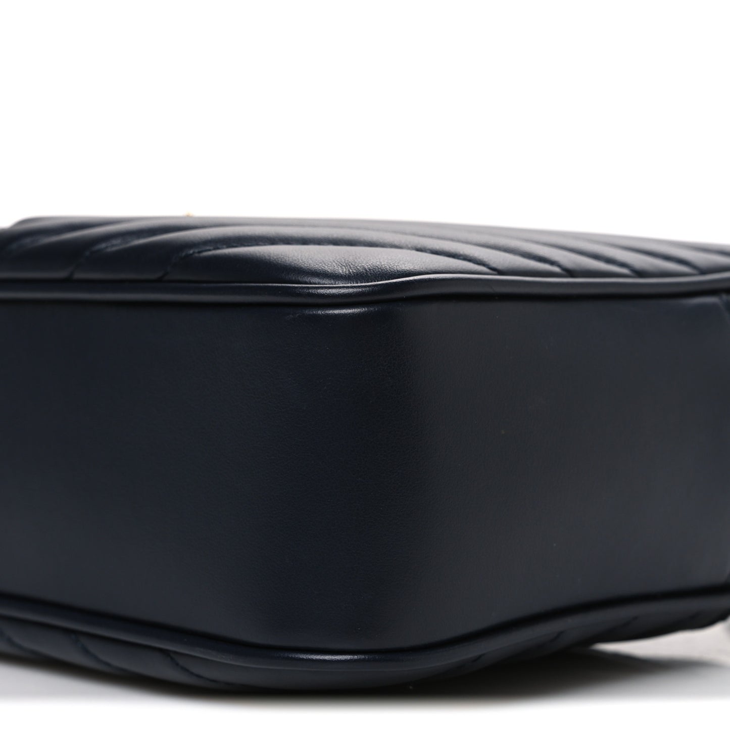 Calfskin Matelasse Monogram Lou Camera Bag Deep Marine