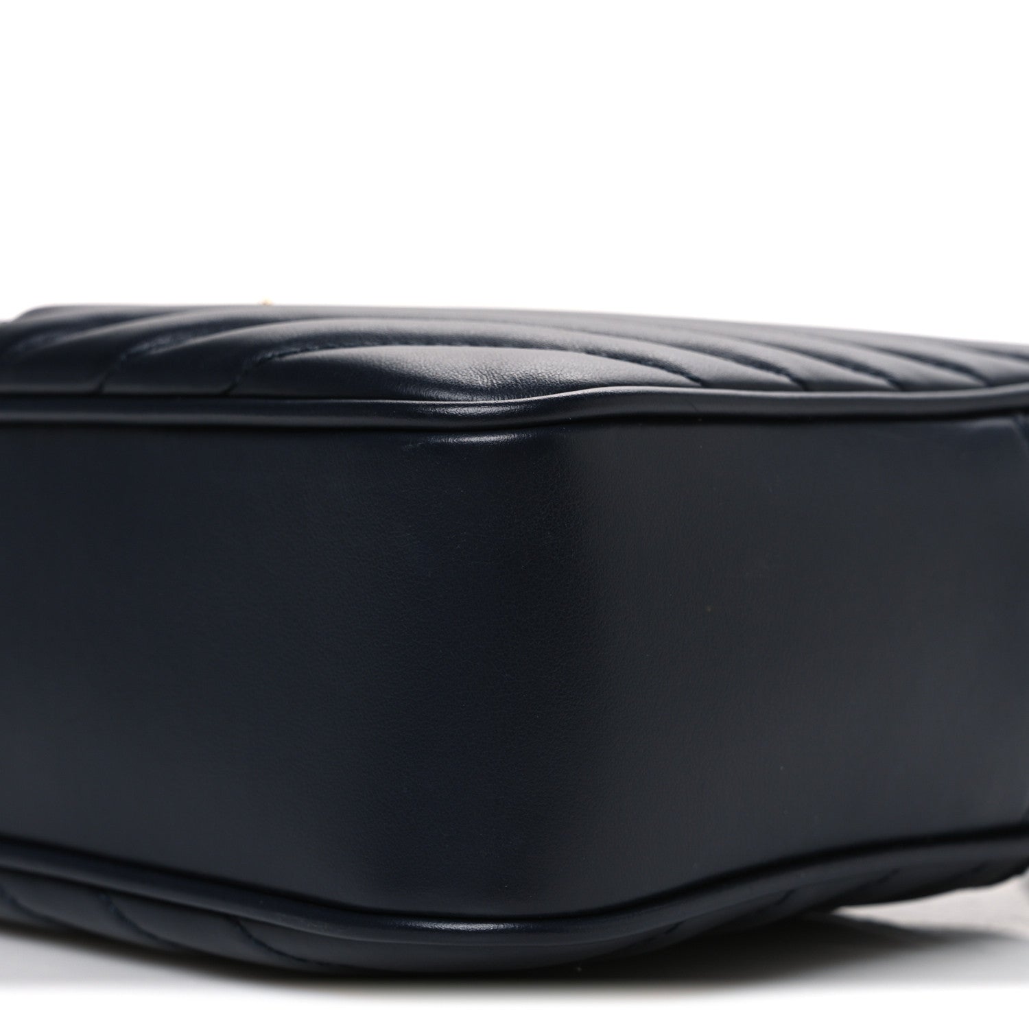 Saint Laurent Calfskin Matelasse Monogram Lou Camera Bag Deep Marine 10 of 10