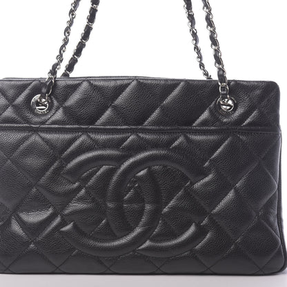 Chanel Caviar Quilted Timeless CC Soft Tote Black 8 of 10