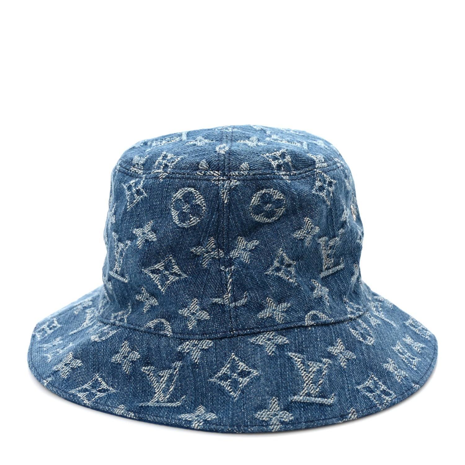Louis Vuitton Monogram Denim Transformable Bob Bucket Hat 58 Blue 6 of 8