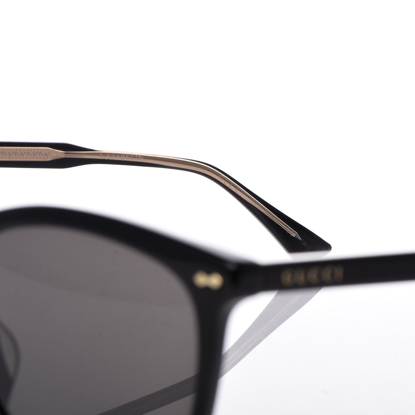 Acetate Square Frame Sunglasses GG0196SK Black