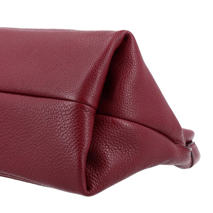 Gucci Grained Calfskin Softbit Medium Shoulder Bag Rosso Ancora 10 of 10