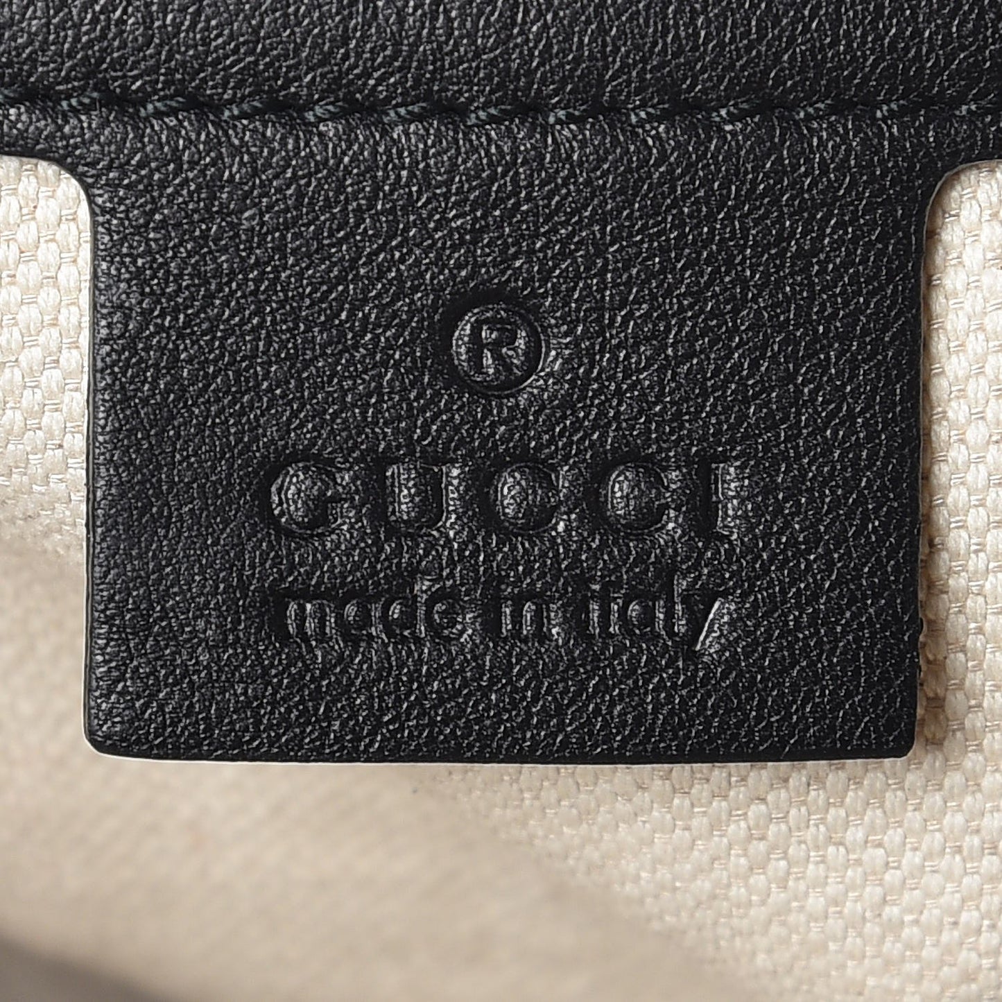 Guccissima Medium Bree Foldover Tote Black