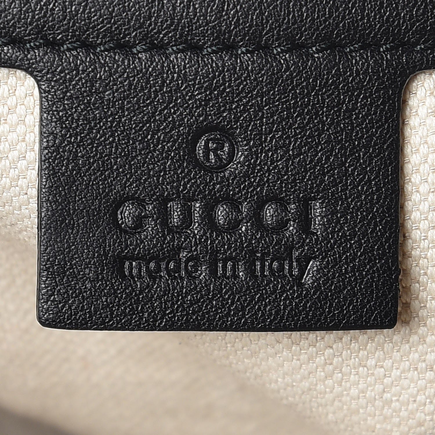 Gucci Guccissima Medium Bree Foldover Tote Black 7 of 8