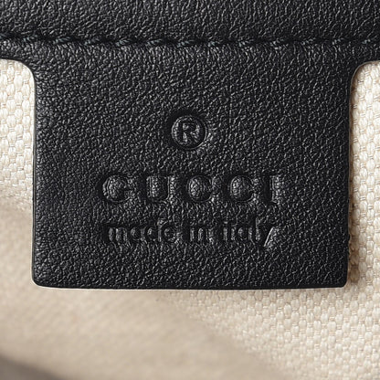 Gucci Guccissima Medium Bree Foldover Tote Black 7 of 8