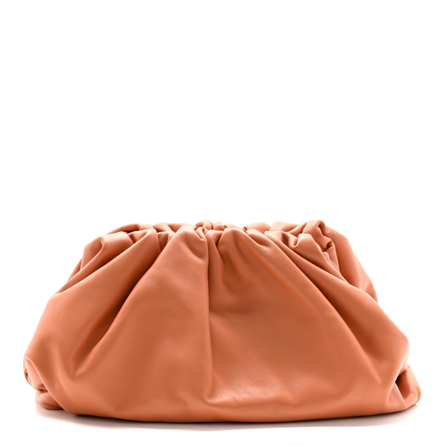 Bottega Veneta Smooth Butter Calf The Pouch Oversized Clutch Clay 1 of 9