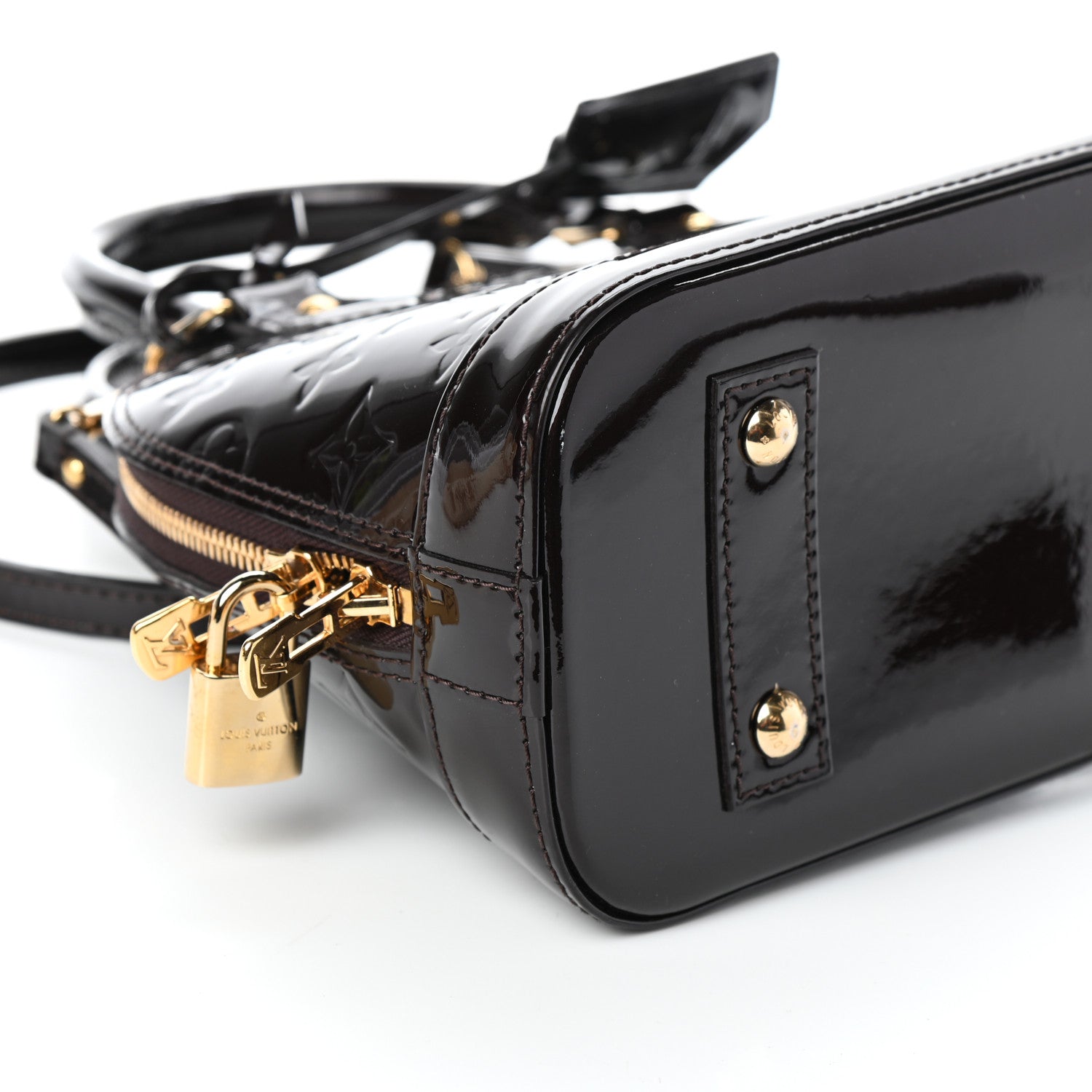 Louis Vuitton Vernis Alma BB Amarante 8 of 11