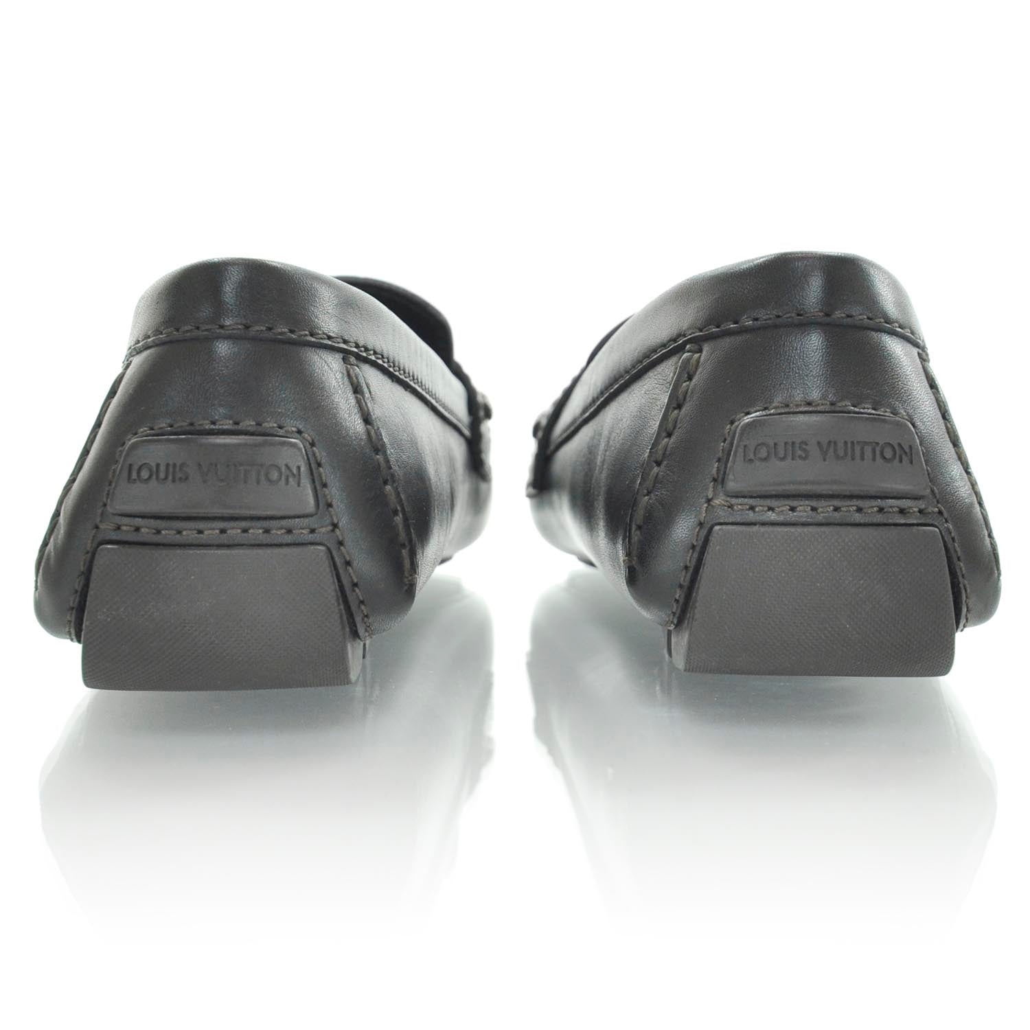 Louis Vuitton Suede Monte Carlo Loafers 8.5 Black 3 of 7