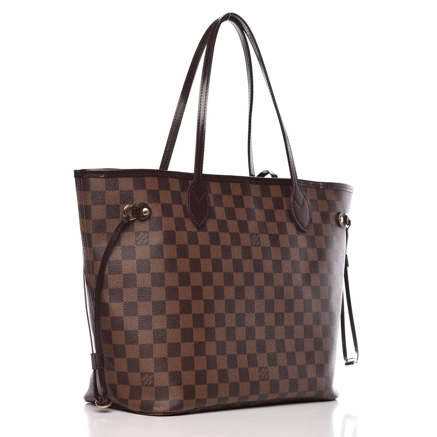 Louis Vuitton Damier Ebene Neo Neverfull MM Rose Ballerine 4 of 21