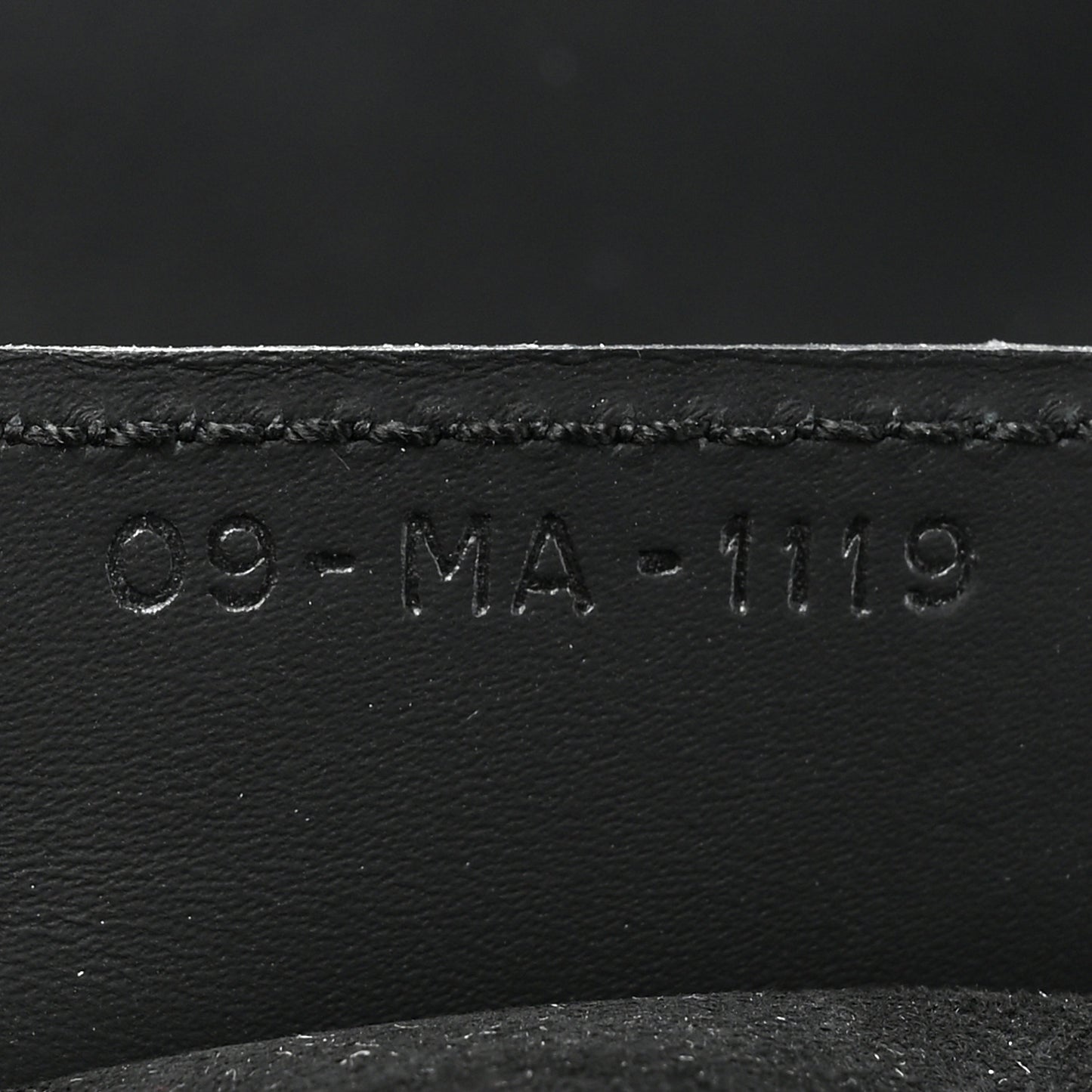 Ultra Matte Calfskin Saddle Bag Black