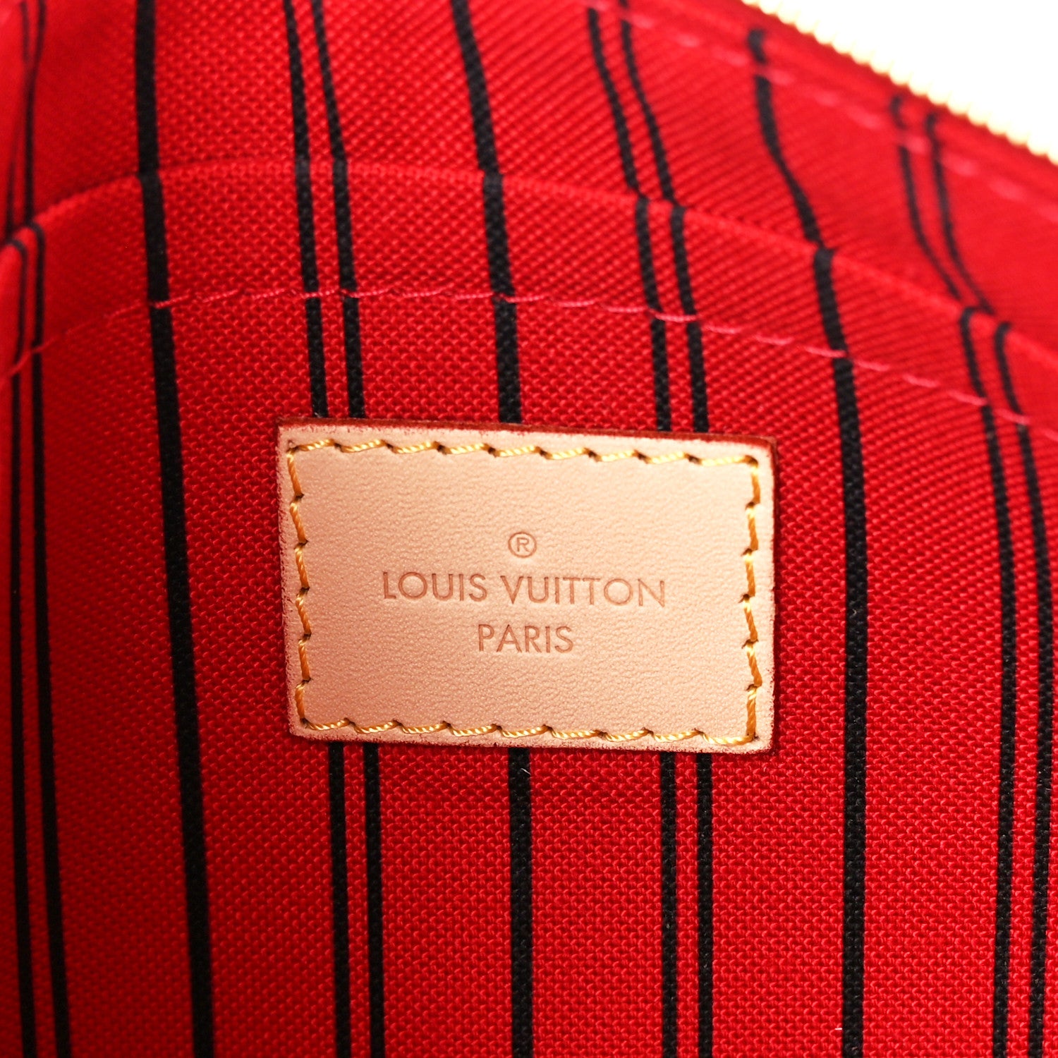 Louis Vuitton Monogram Neverfull MM GM Pochette Cherry 6 of 9