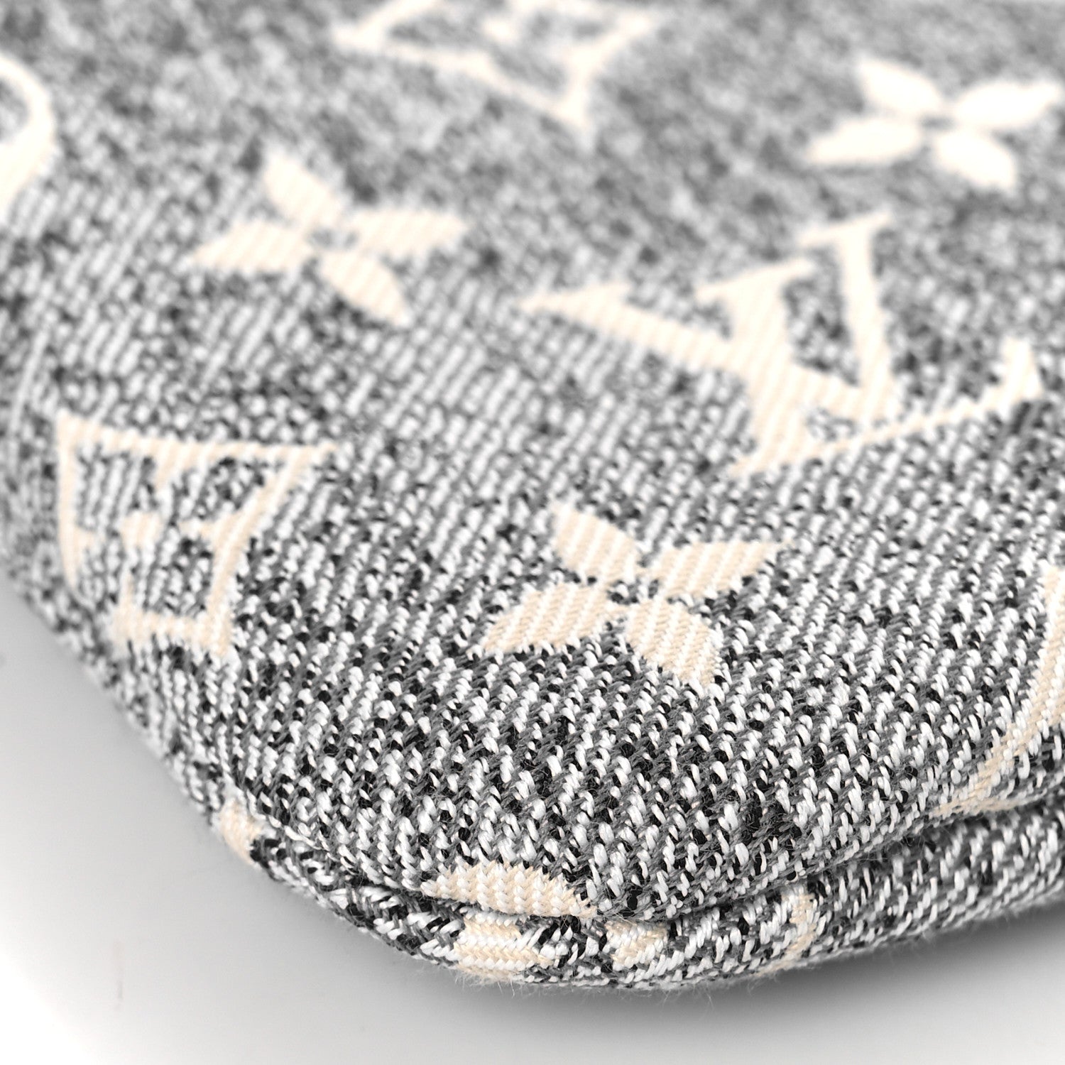Louis Vuitton Denim Monogram Jacquard Neverfull MM GM Pochette Gray 7 of 8