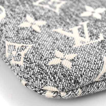 Louis Vuitton Denim Monogram Jacquard Neverfull MM GM Pochette Gray 7 of 8