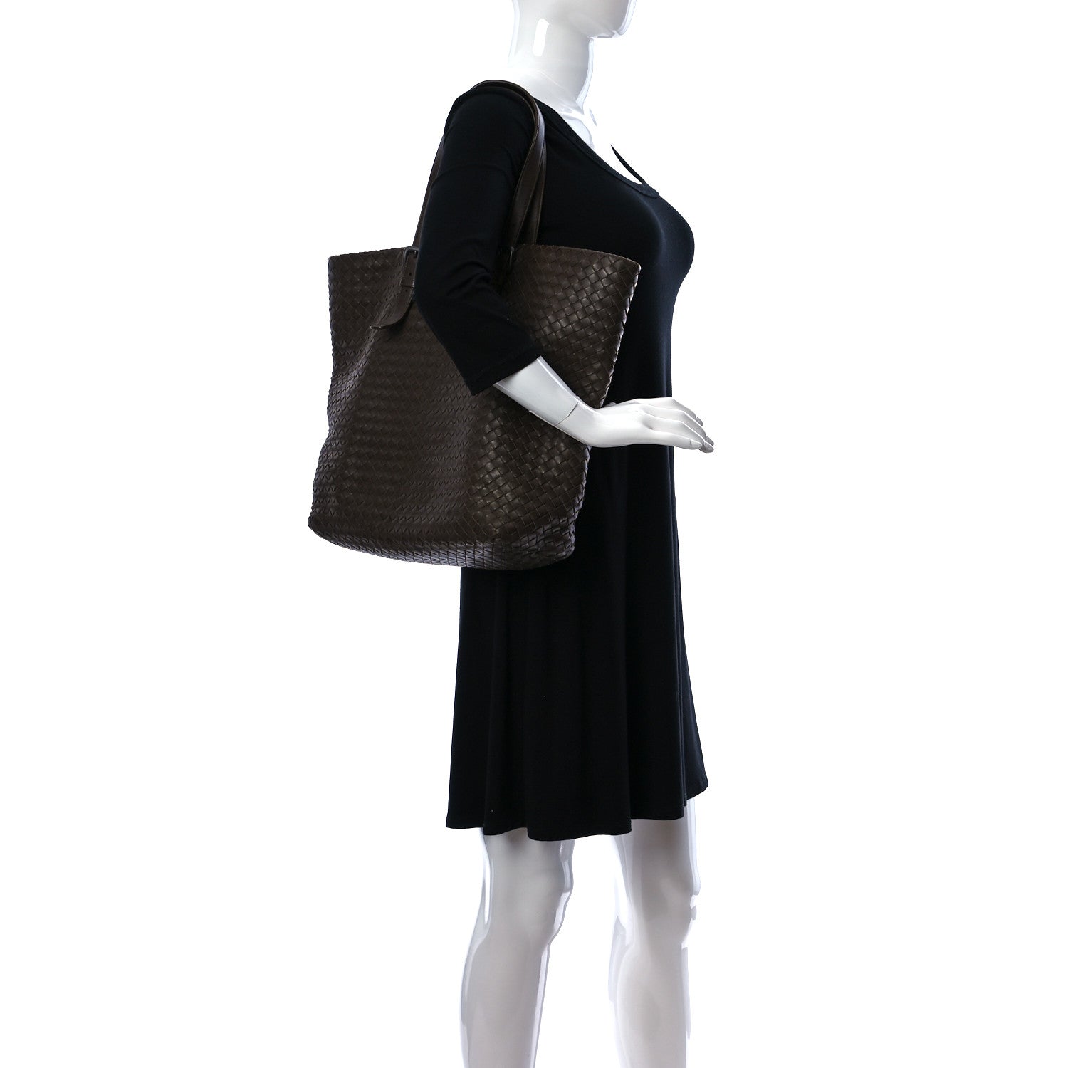 Bottega Veneta Nappa Intrecciato Large Tote Coffee 2 of 13