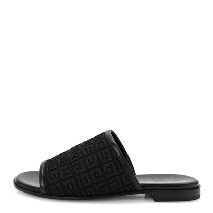 Givenchy Jacquard 4G Logo Mule Slide Sandals 36.5 Black 1 of 10