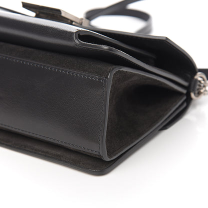 Givenchy Goatskin Suede Small GV3 Shoulder Bag Black 7 of 8