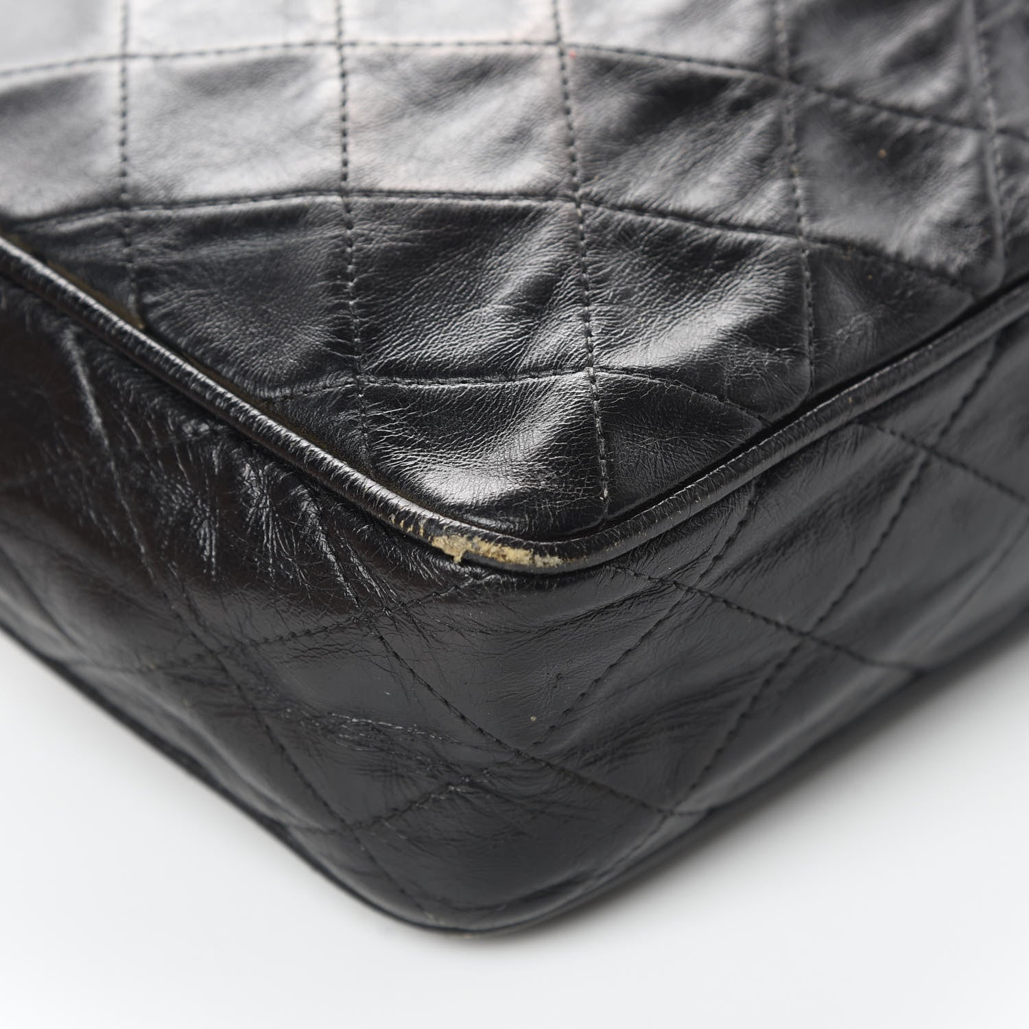 Chanel Lambskin Quilted Flap Shoulder Bag Black 13 of 17