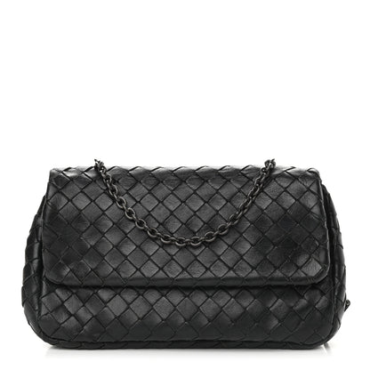 Bottega Veneta Nappa Intrecciato Small Chain Crossbody Black 1 of 11