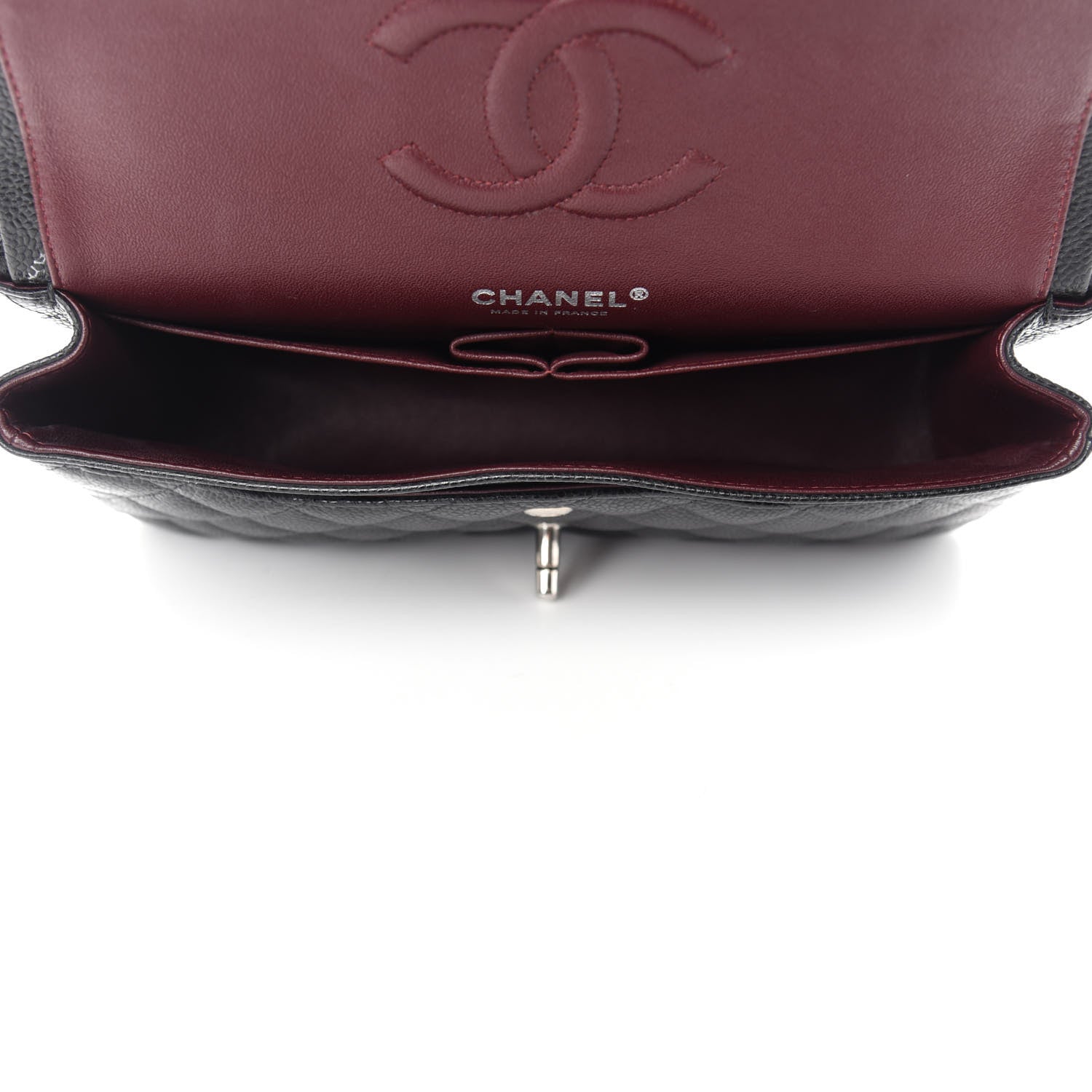 Chanel Caviar Quilted Medium Double Flap Black 5 of 12