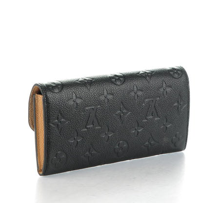 Louis Vuitton Empreinte Emilie Wallet Black Dune 3 of 7