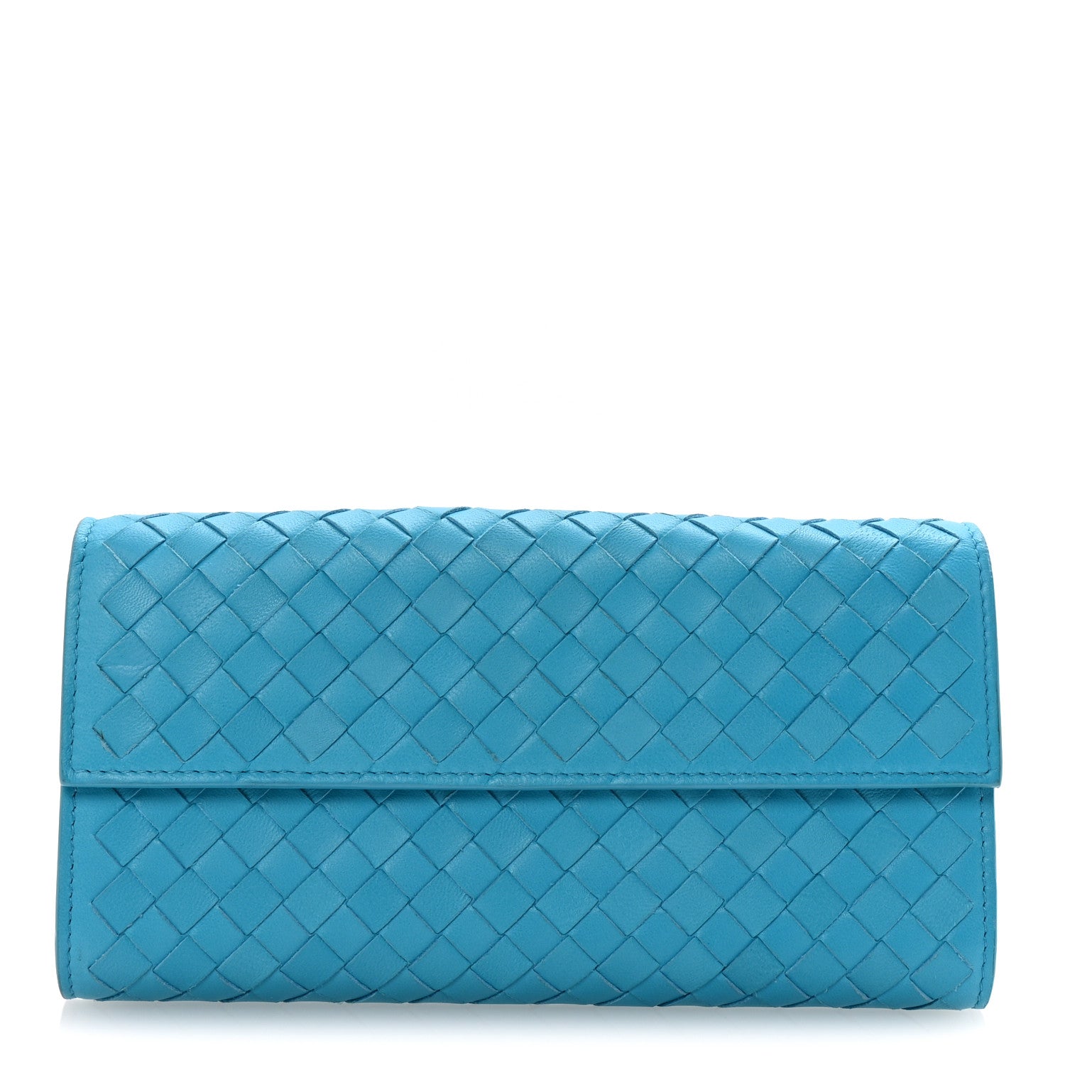 Bottega Veneta Nappa Intrecciato Continental Flap Wallet Blueprint 1 of 8