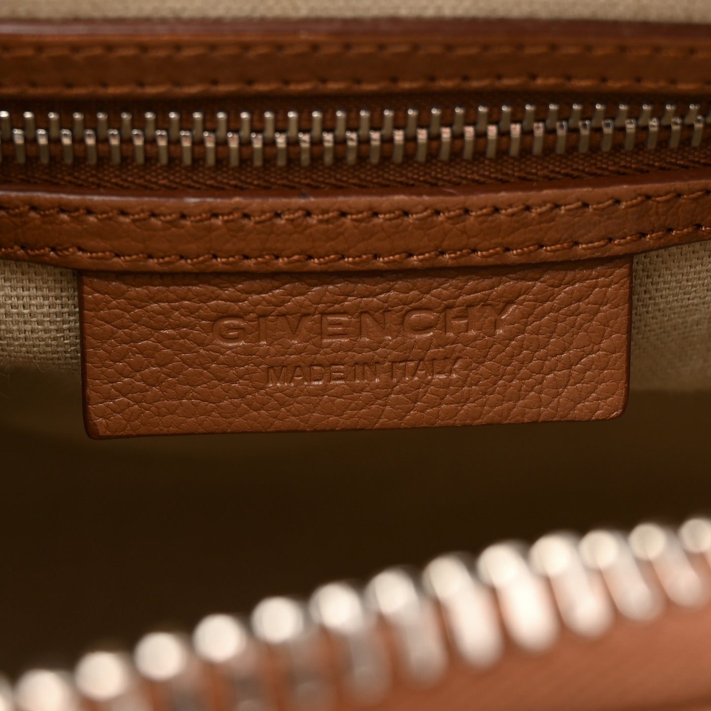 Sugar Goatskin Mini Antigona Caramel